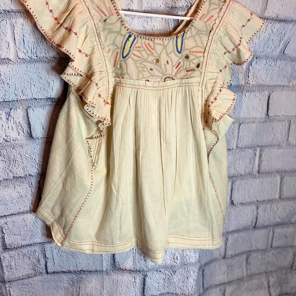 Free People crop top with embroidery detail - Picture 5 of 8